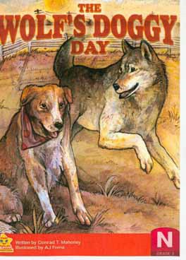 ‏‫‭The wolf's doggy day